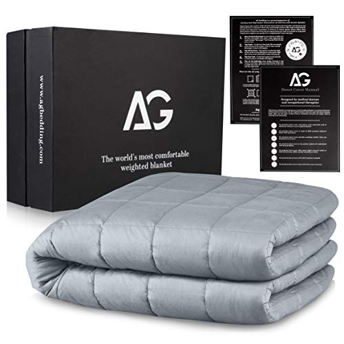 AG Weighted Blanket Heavy Blanket for Adults 12 lbs 60'' x 80
