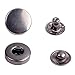 CrazyEve Leathercraft Gunmetal Copper Press Studs Snap Fasteners Poppers Sewing Clothing Snaps Button 40 pcs with Fixing Tool (831(15mm))