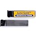 June Gold 72 Mechanical Pencils, 0.5 mm HB #2 Lead, 2 Lead Dispensers/w 220 Refills & 16 Refill Erasers, Break Resistant Lead, Convenient Side Click & Soft Non-Slip Grip