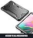 Galaxy Tab A 8.0 2019 (8.0 Inch) Rugged Case with Kickstand,SM-T290 SM-T295, Poetic Full Body Shockproof Cover, Built-in-Screen Protector, Revolution, for Samsung Galaxy Tab A 8.0 Inch (2019), Black