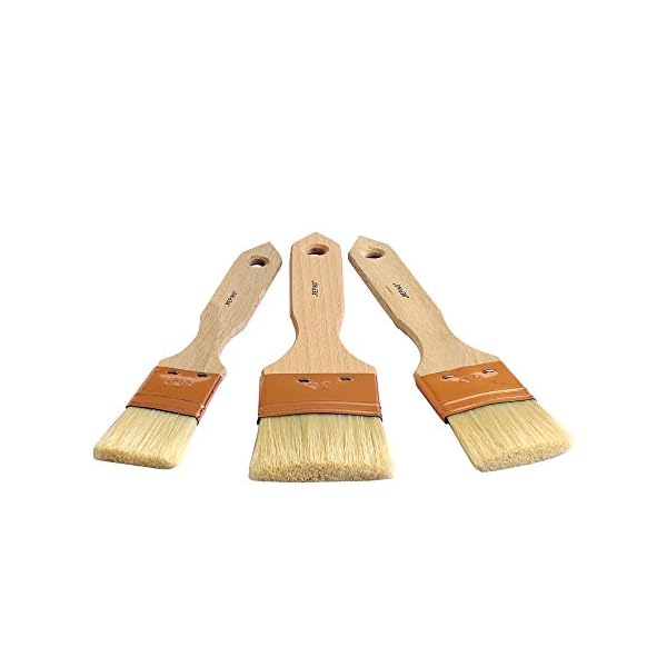 Lasurpinsel KÃ¼nstler Pinselset (Breite 50 mm, 40 mm, 30 mm) repinoÂ® KÃ¼nstlerpinsel Pinsel Set Grundierpinsel – Bild 3