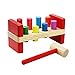 Toyssa First Pounding Bench Peg Wooden Toy With Mallet Early Educational Games for Toddlers Kids (Pounding Toy)