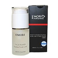Emori Photo Finish Face Primer (Transparent) 1 Fluid Ounce - Face Foundation Base.