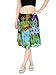 Orient Trail Women's Island Cruise Tie Dye Knee Length Skirt M/L Andaman Blue