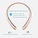 Bluetooth Headphones DolTech Retractable Earbuds Neckband Wireless Headset Sport Sweatproof Earphones with Mic(Rosegold)