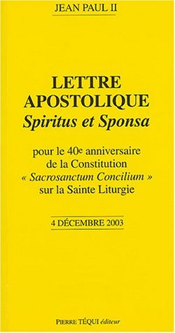 Lettre apostolique 