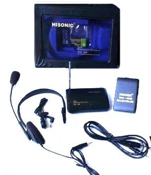 Hisonic WM606 Battery Operated VHF Single-Channel Wireless Camcorder Microphone, like HS707