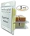 Candlecopia Sweet Patchouli, Indian Sandalwood and Egyptian Amber Strongly Scented Hand Poured Vegan Wax Melts, 18 Scented Wax Cubes, 9.6 Ounces in 3 x 6-Packs