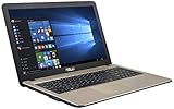 Asus F540LA-XX030T - Portatíl de 15.6' (Intel Core I3-4005U, 4 GB de RAM, disco HDD de 500 GB, Windows 10), negro y plata - teclado QWERTY español