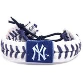 GameWear MLB Leather Wrist Bands - Yankees Authentic Band