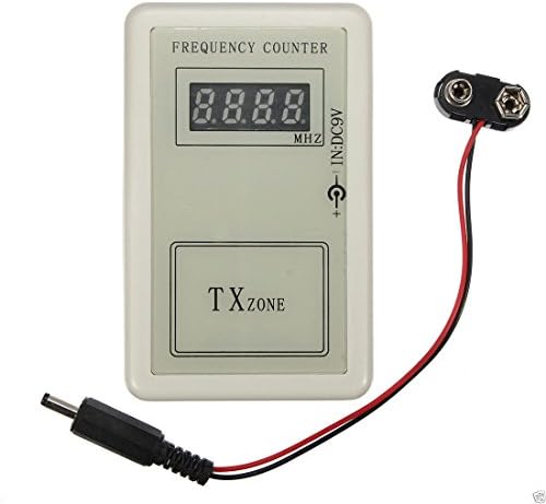 QENDDC ANG RF Frequency Cymometer Meter Tester Scanner Counter 250-450MHZ remote control