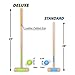 GoSports Six Player Croquet Set for Adults & Kids - Modern Wood Design with Deluxe (35