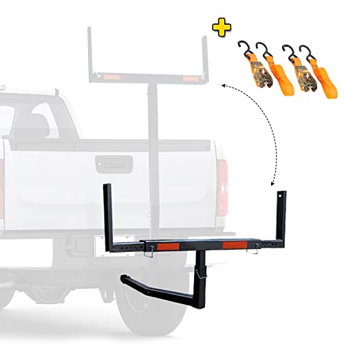 Mockins 2in1 Design 750lb Cap. Truck Bed Extender Hitch Mount