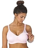 Silky Micro-fleece Nursing Bra with Lace Overlay