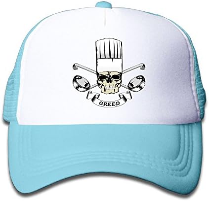 Gdgd1 Caps Chef Skull Baby-Boy Comfortable Flat Hat Adjustable Baseball Caps