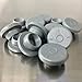 12 Gray Rubber Bottle Stoppers Self Healing Injection Ports for Mason Jar Lids