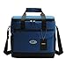 Cooler Bag, Ladyker Large Insulated Lunch Bag Lunch Tote Soft Cooler with Front Pocket, Sides Pockets, Adjustable Shoulder Strap, Handle Strap and Zipper for Women Men Outdoor Picnic Work Blue