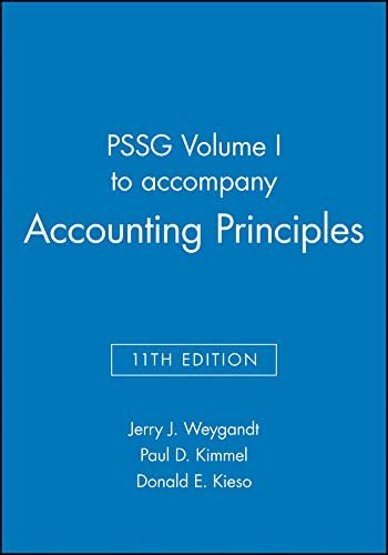 PSSG Volume I to accompany Accounting Principles, 11th Edition