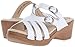 Dansko Women's Shelby White Leather Wedge Sandal