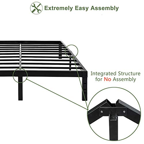 45MinST 18 Inch Maximum Storage Bed Frame/Reinforced Platform /3500lbs