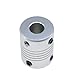 Aideepen 10pcs 6.35 x 8mm CNC Motor Jaw Shaft Coupler 6.35mm to 8mm Aluminum Flexible Coupling Gadgets Connector OD 19x25mm