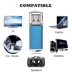 TOPESEL 5 Pack 2GB USB 2.0 Flash Drive Memory Stick