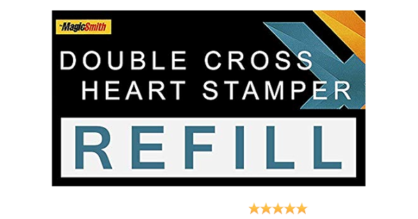 Amazon Com Heart Stamper Part For Double Cross Refill By Magic Smith Trick Toys Games