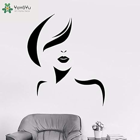 Buy Generic Yoyoyu Wall Decal Hair Stylist Art Girls Beauty Salon