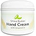 Best Hand Cream for Dry and Aging Hands - Natural Skin Lotion for Sensitive Skin - Heal Scars + Cracked Hands - Reduce Fine Lines + Wrinkles + Age Spots - Cocoa Butter + Vitamin E - Fragrance Free