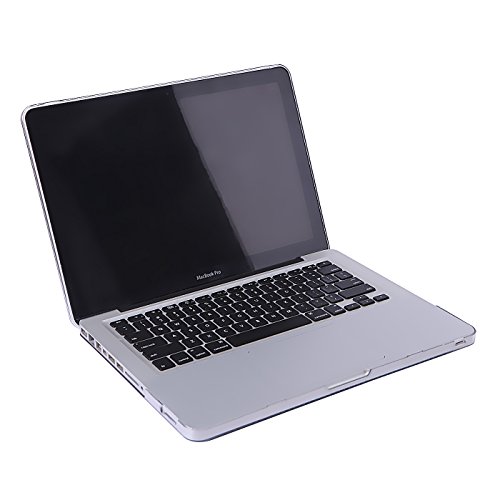 HDE Clear Plastic Hard Shell Case for MacBook Pro (Non Retina) 13 inch - Protective See Thru Cover Transparent Plastic Hard Shell for Apple Mac Pro 13" with CD-ROM Model A1278 (Crystal Clear) - Thumbnail 5