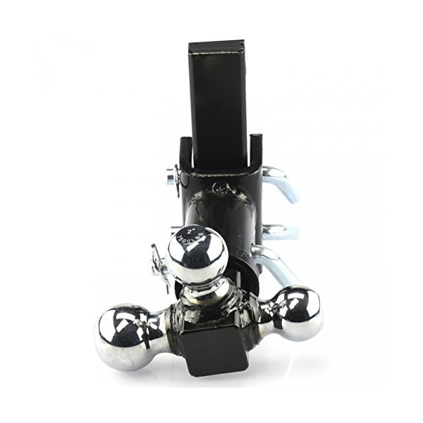 Heavy-Duty-Triple-Ball-Tow-Hitch-Mount-Drop-Turn-Steel-Hitch-13