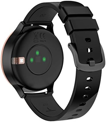 Alonea Garmin Watch Band, Soft Silicone Replacement Sport Watch Band Strap For Garmin Vívomove HR (Small Black❤️)