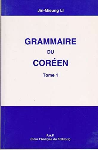 Grammaire du coréen