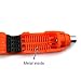 LEXIN ELECTRONICS DESIGN FOR BIKE LEXIN Motorcycle Scooter Handlebar Grip Lock Anti Theft Security Lock Fits Grip Sizes From 1-1.5inch Orange