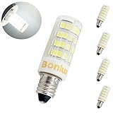 Bonlux 4-pack 4W E11 LED Light Bulb Mini Candelabra E11 Base Single Ended LED Halogen Replacement Bulb, Daylight 6000k 35W Equivalent