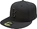 MLB Boston Red Sox Black on Black 59FIFTY Fitted Cap, 7 1/2
