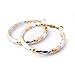 Followmoon 18K Gold Plated Women's Hoop Earrings