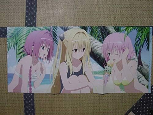 Amazon Toloveる とらぶる ダークネス黒咲芽亜 メア 金色の闇 ヤミ モモ Null 魔法少女リリカルなのはフェイト 両面ピンナップポスター アニメ 萌えグッズ 通販