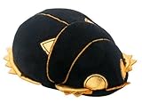 Egyptian Black and Gold Scarab. Egyptian Stuffed Plush Doll. Cute Little Soft Cuddly Collectible Toy H:5.25