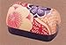 JapanBargain 1590, Japanese Lunch Bento Box Traditional Plastic Lacquered Bento Plate 6 Compartments for Restaurant or Home, Red and Black Color, 14