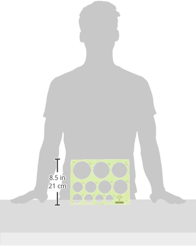 Staedtler Technical Drawing Template (977 103 NA) : Technical Drawing Templates : Office Products