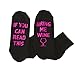 Sunfei Women and Men's Creative Embroidery Letter Kntting Socks Winter Fashion Socks (Black)