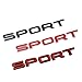 SUKRAGRAHA Replacement Sport Car Decal Emblem Compatible with Land Rover Evoque Peugeot Range Rover HSE HST (Black)