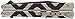BladesUSA C-1130 Fantasy Folding Knife, Black Straight Edge Blade, Black/Silver Handle, 4-3/4-Inch Closed