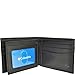 Columbia  Men's  Leather Extra Capacity Slimfold Wallet,Black Emboss