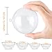 GIKPAL Clear Fillable Ornaments Ball - Pack of 20 PCS Individual Transparent Plastic Craft Ornaments 80mm for DIY Christmas and Party Decor
