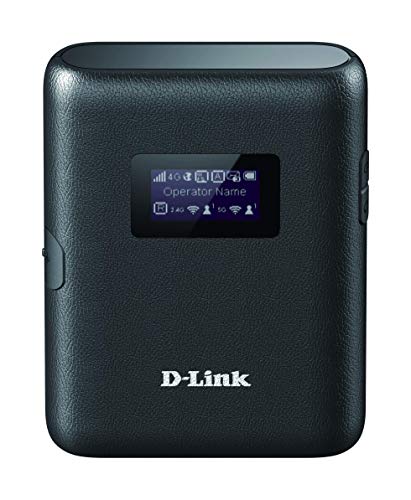 D-Link DWR-933 LTE Kat.6 Mobile Hotspot (AC1200 Dualband, 4G LTE mit bis zu 300 Mbit/s Downloadgeschwindigkeit, 3000mAh Akku für bis zu 14 Stunden Bat