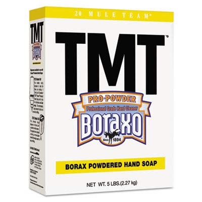 TMT Powdered Hand Soap with Borax, 5-lb. Box, 10/Carton