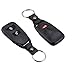 KEMANI Brand New 2 Buttons + Panic Remote Keyless Entry Remote Key Case Fob Shell For Hyundai Santa Fe Elantra Accent Tucson(No Battery Holder)