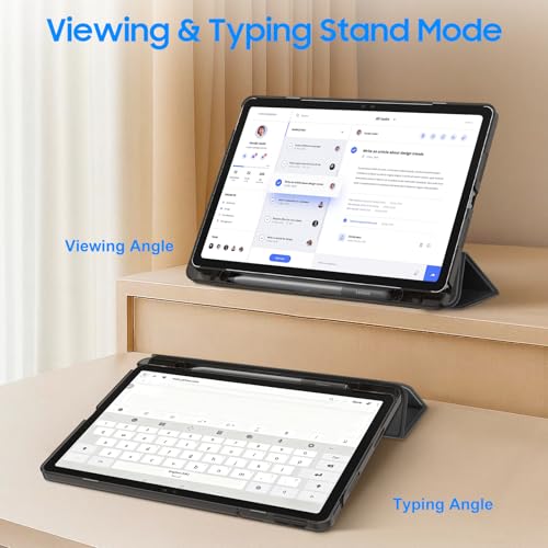 Fintie Funda para Lenovo Idea Tab de 11 pulgadas 2025 (TB-336ZU/TB-336FU) - Funda ultrafina con parte trasera translúcida con función de encendido y apagado automático